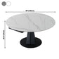 Extendable Round Dining Table Modern Sintered Stone Top Table with Black Pedestal Clearhalo ' dining_table' 'Dining Tables & Seating' 'Dining Tables' 'furn' 'furn_dining_table' 'Furniture' 'furniture_dining_table' 'Kitchen & Dining Furniture' 'kitchen&dining_furn' 'kitchen' 'kitchen_dining_table' 1200x1200_09c16dcd-34d0-49fd-8874-e3ae071f38a5