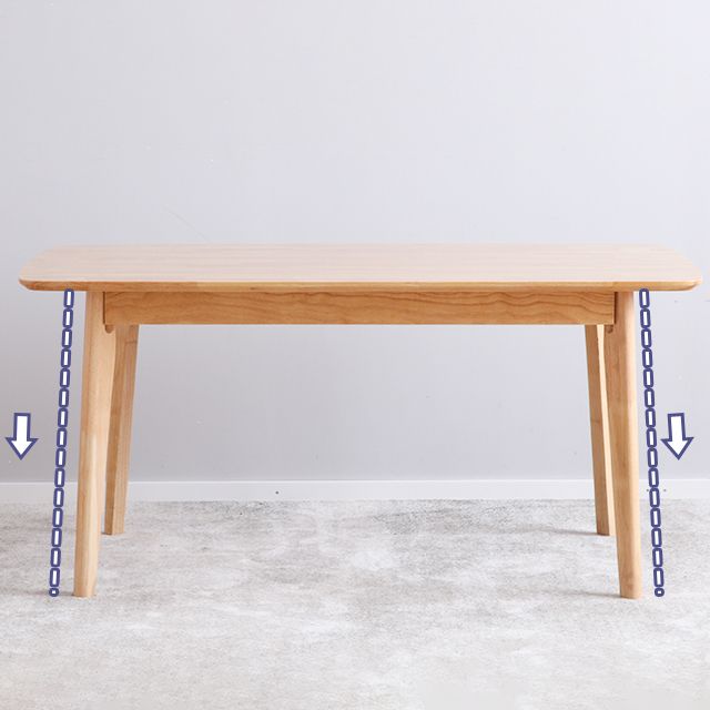 Modern Rectangle Dining Table Solid Wood 4 Legs Dining Table for Home Use Clearhalo ' dining_table' 'Dining Tables & Seating' 'Dining Tables' 'furn' 'furn_dining_table' 'Furniture' 'furniture_dining_table' 'Kitchen & Dining Furniture' 'kitchen&dining_furn' 'kitchen' 'kitchen_dining_table' 1200x1200_09c26146-99db-44fc-bbce-2c86ad053c84