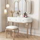 Victorian Storage Makeup Vanity Desano da letto da letto Schibini da tavolo con 3 cassetti
