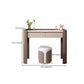 2 Storage Drawers Make-up Vanity Stool Set Faux Leather Dressing Table