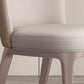 Chaise de salle à manger contemporaine en métal, meubles Parsons en finition mate pour la maison