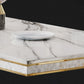 Traditional Luxury Marble Dining Table Rectangle Table with Metal Double Pedestal in Gold Clearhalo ' dining_table' 'Dining Tables & Seating' 'Dining Tables' 'furn' 'furn_dining_table' 'Furniture' 'furniture_dining_table' 'Kitchen & Dining Furniture' 'kitchen&dining_furn' 'kitchen' 'kitchen_dining_table' 1200x1200_09c5683c-1657-46ca-b7eb-d5f548a06025