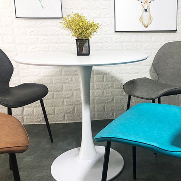 Tavolo da pranzo rotondo base per tulipano moderno tavolo fisso di pietra sinterizzata