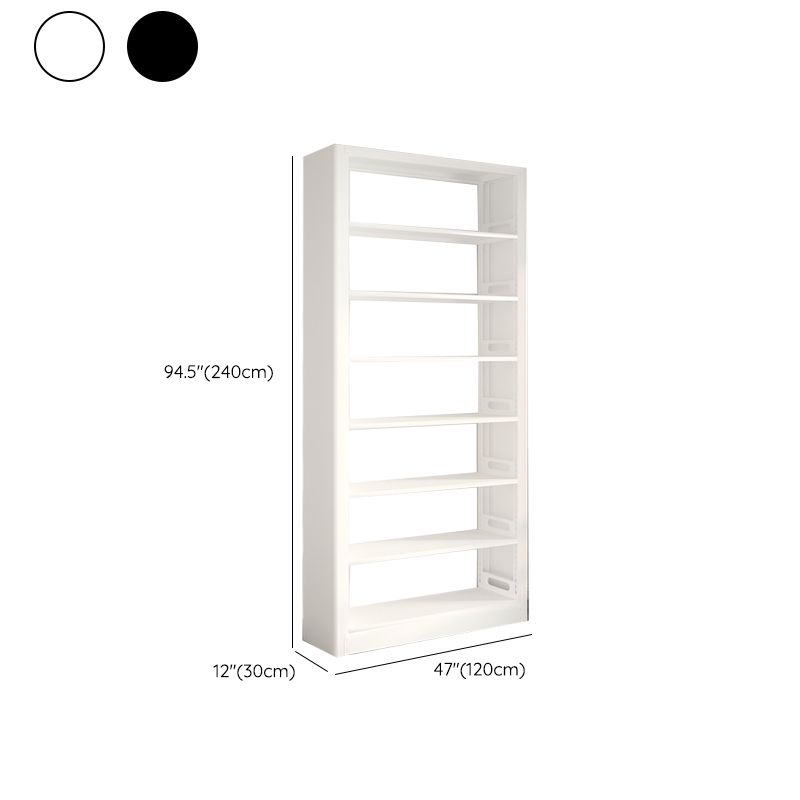 Modern Open Back Bookshelf Vertical Metal Bookcase with Shelves Clearhalo 'Bookcases' 'furn' 'furn_bookcases' 'Furniture' 'Office Furniture' 1200x1200_09c836e3-a65e-4fba-a635-693efd08625f