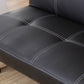 Convertible Biscuit Back Faux Leather Pillow Top Arm Modern Sofa for Living Room Clearhalo 'furn' 'furn_sofas' 'Furniture' 'furniture_sofas' 'kitchen' 'kitchen_sofas' 'Living Room Furniture' 'Sofa' 'sofas' 1200x1200_09cb85bd-d065-446d-a090-0b1890946b09