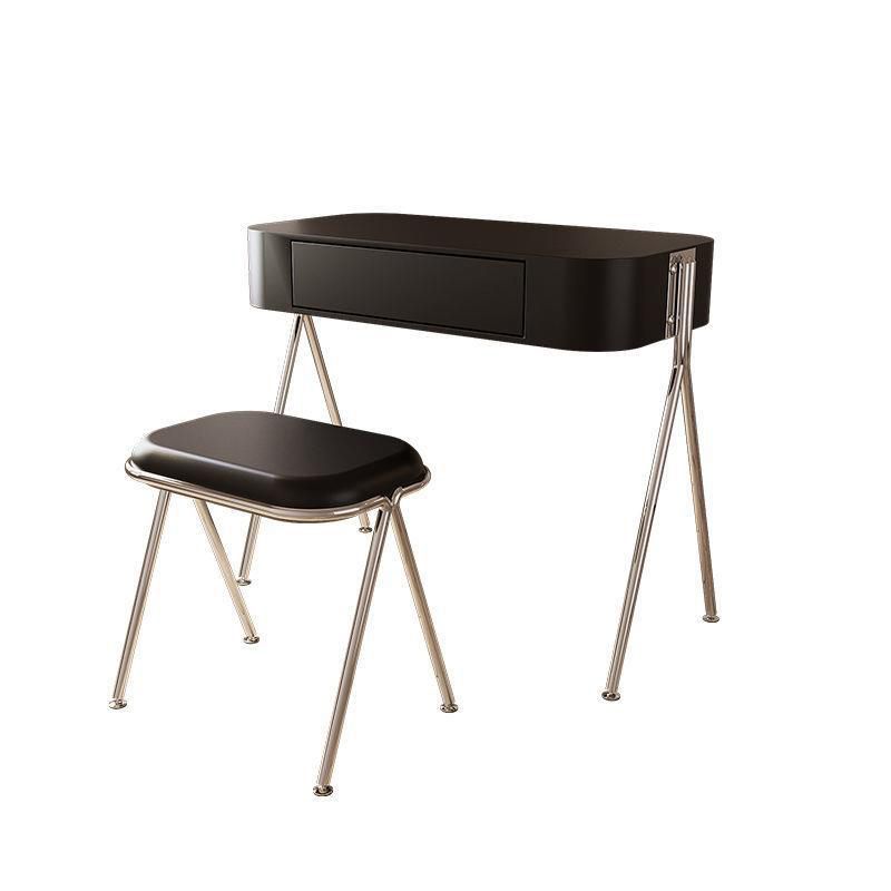 Ensemble de meuble-lavabo de 31,5 po de large à 1 tiroir avec tabouret, meuble-lavabo moderne