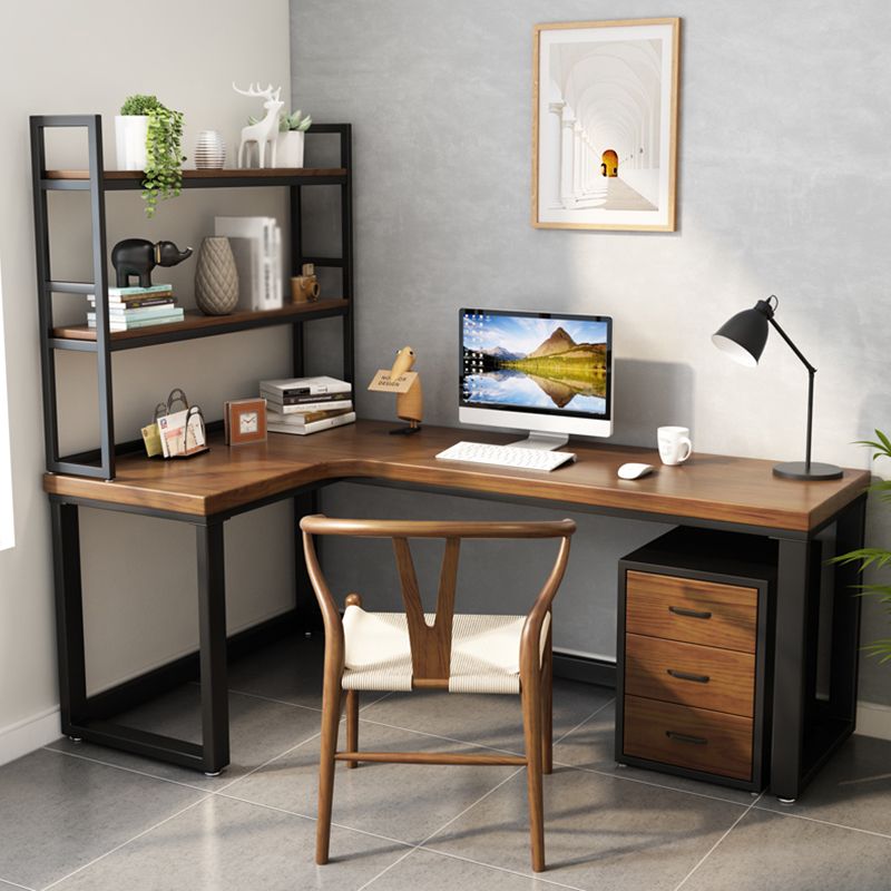 Solid Wood L-Shaped Writing Table Simplicity Fixed Work Desk Clearhalo 'Furniture' 'furniture_office_desk' 'Office Desks' 'Office Furniture' 'office_desk' 1200x1200_09cca6fd-cecd-41c8-b077-cfbe126bf531
