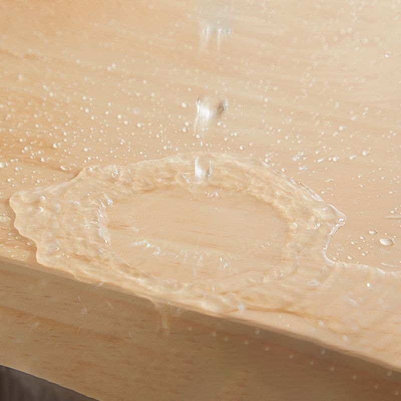 Rectangle Modern Bar Height Table Sled Wood Natural Counter Table for Living Room Clearhalo 'Bar Furniture' 'Bar Tables' 'bar_tables' 'Furniture' 'furniture_bar_tables' 'Kitchen & Dining Furniture' 'kitchen&dining_furn' 'kitchen' 1200x1200_09cd518c-c2e3-42b6-8d98-237ddf08d60f