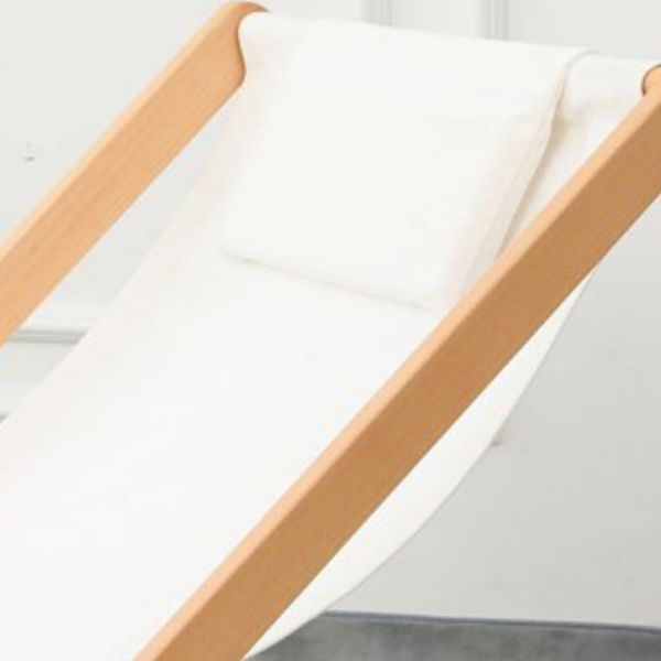 Silla de mecedora de estilo simple moderno silla mecedora de madera interior para sala de estar