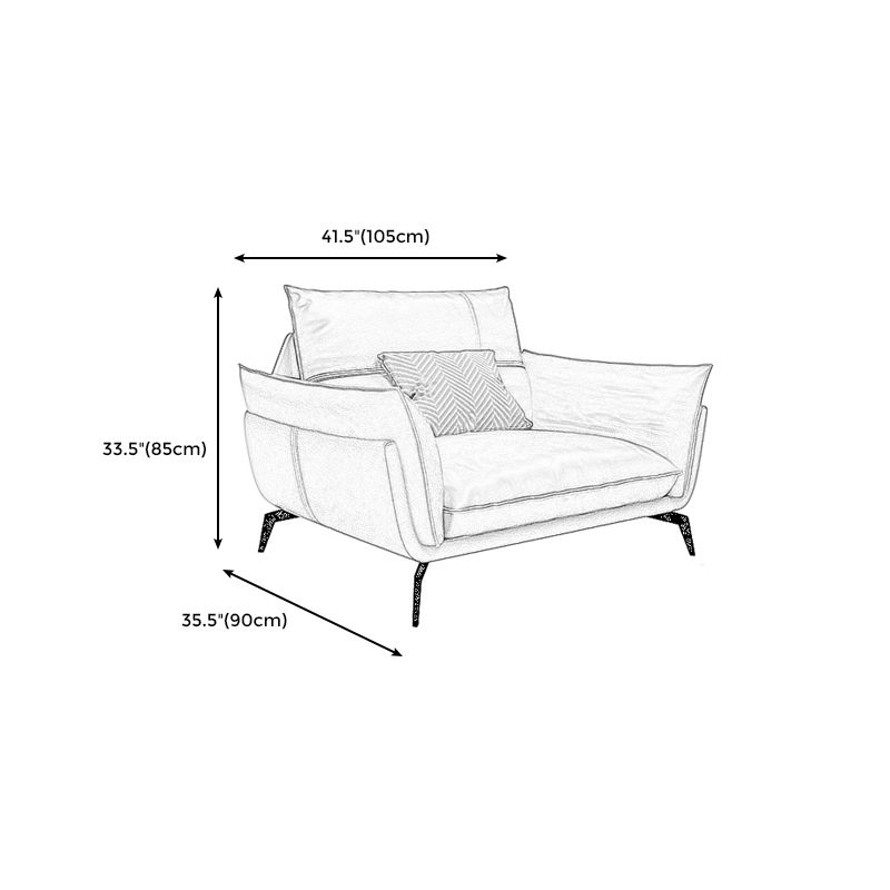 Tan Contemporary Pillow Top Arm Sofa/Sectional with Removable Cushions for Living Room Clearhalo 'furn' 'furn_sectionals' 'Furniture' 'furniture_sectionals' 'kitchen' 'kitchen_sectionals' 'Living Room Furniture' 'Sectionals' 1200x1200_09ce8c9a-8150-4f2c-94d9-56baad45b597