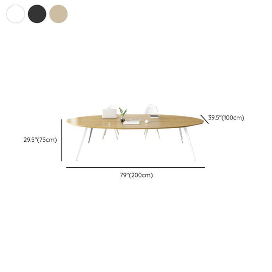 29.25-inch H Hedendaagse kantoorbureau Gefabriceerd Wood Writing Desk