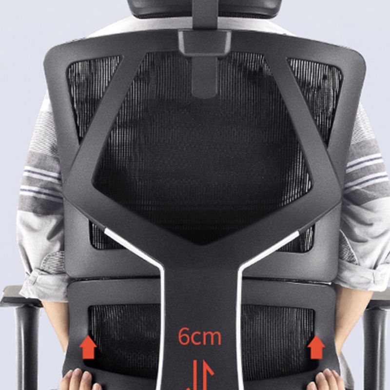 Silla de armas extraíble sin angustia silla de oficina ergonómica con ruedas