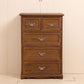 Nautical Bedroom Solid Wood Storage Chest Vertical Chest with Drawers