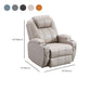 Mid-Century Modern Faux Leather Club Chair Recliner Massage Home Theater Recliner Clearhalo 'Chairs & Seating' 'furn' 'furn_recliners' 'Furniture' 'Living Room Furniture' 'Recliners' 1200x1200_09d727ea-1b77-4a76-b24f-2c09379d97d7