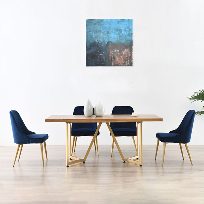 Nordic Style Dining Armless Chair Upholstered Fabric Dining Side Chair for Home Use Clearhalo ' kitchen&dining_furn' 'Dining Chairs' 'Dining Tables & Seating' 'dining_chair' 'furn' 'furn_dining_chair' 'Furniture' 'furniture_dining_chair' 'Kitchen & Dining Furniture' 'kitchen' 1200x1200_09d7700d-cb42-402a-9bc3-56992b7d1373