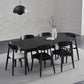 Black Modern Stone Top Dining Table Set 1/4/5/7 Pieces Dining Set with Wooden Chairs Clearhalo 'Dining Room Sets' 'Dining Tables & Seating' 'dining_room_set' 'furn' 'furn_dining_room_set' 'Furniture' 'Kitchen & Dining Furniture' 1200x1200_09d970d0-ff65-41da-a56d-ee7e9a94947c