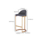 Contemporary Stone Pub Dining Set 1/2/3 Pieces Counter Table with Upholstered Stools Clearhalo 'Bar Furniture' 'furn' 'furn_home_bar_bar_sets' 'Furniture' 'Home Bars & Bar Sets' 'home_bar_bar_sets' 'Kitchen & Dining Furniture' 1200x1200_09da3458-4b03-497c-a12c-4d91bef99340