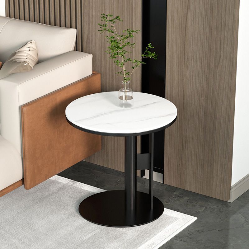 Modern End Table Round Minimalist Side End Table for Living Room