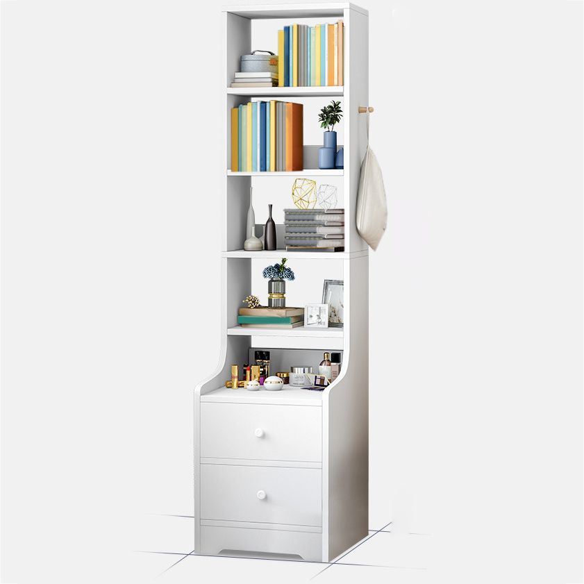 オープンストレージベッドナイトスタンドベッドルーム用の現代的なベッドサイドキャビネット