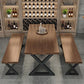Industrial Dinner Room Dining Table Kitchen Pine Solid Wood Dining Table Clearhalo 'Dining Tables & Seating' 'Dining Tables' 'dining_table' 'furn' 'furn_dining_table' 'Furniture' 'Kitchen & Dining Furniture' 1200x1200_09dd07f0-f4ce-4c89-9f3a-9fdd312a565e