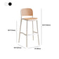 Scandinavian Stackable Bar Stool Plastic Armless Bar Stool for Living Room Clearhalo 'Bar Furniture' 'Bar Stools' 'bar_stools' 'furn' 'furn_bar_stools' 'Furniture' 'Kitchen & Dining Furniture' 1200x1200_09e07c08-76e9-4217-b0b3-25a1a5f7c9e5