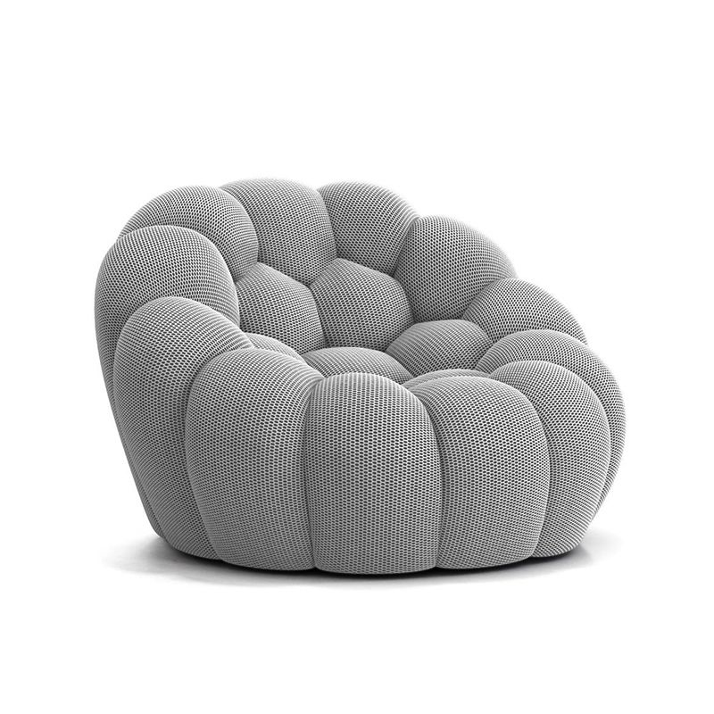 Ultra-Modern Curved Sofa 31.5"High Fabric Biscuit Back Armless Sofa Clearhalo 'furn' 'furn_sofas' 'Furniture' 'furniture_sofas' 'kitchen' 'kitchen_sofas' 'Living Room Furniture' 'Sofa' 'sofas' 1200x1200_09e2188e-978a-41c7-9f11-0d90a07f4f3f