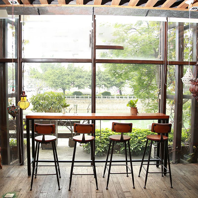 Sgabello da bar senza braccio da pranzo in metallo contemporaneo con base nera