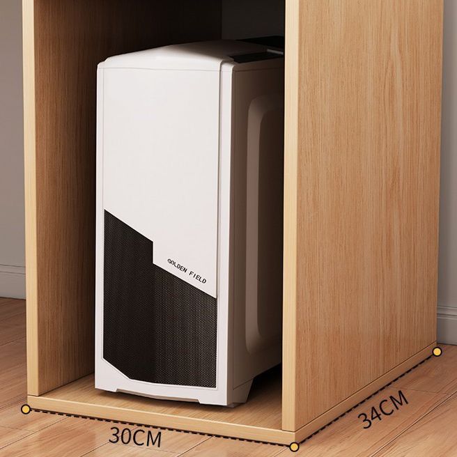 Modern Corner Writing Desk Manufactured Wood Desk With Bookshelf,47.2"L x 23.6"W Clearhalo 'furn' 'furn_office_desk' 'Furniture' 'Office Desks' 'Office Furniture' 'office_desk' 1200x1200_09e6cda9-e569-497b-93c8-b20f78578bb6