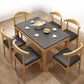 Modern Stone Rectangle Dining Table Rubber Wood Base for Dining Room Clearhalo 'Dining Tables & Seating' 'Dining Tables' 'dining_table' 'furn' 'furn_dining_table' 'Furniture' 'Kitchen & Dining Furniture' 1200x1200_09e9ce1e-5db0-4a2f-a42a-16284ad24c5d