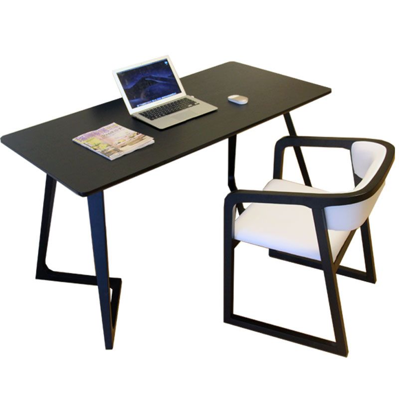 Solid Wood Contemporary Rectangle Dining Table Wood Top Indoor Table with Sled Base Clearhalo ' dining_table' 'Dining Tables & Seating' 'Dining Tables' 'furn' 'furn_dining_table' 'Furniture' 'furniture_dining_table' 'Kitchen & Dining Furniture' 'kitchen&dining_furn' 'kitchen' 'kitchen_dining_table' 1200x1200_09ea150d-732b-4b06-8700-56b8693b9638