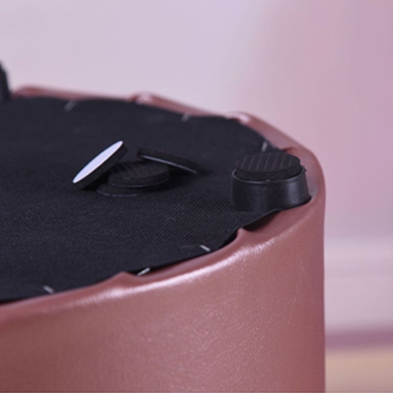 Modern Leather Pouf Water Resistant Round Pouf for Drawing Room Clearhalo 'furn' 'furn_ottomans_poufs' 'Furniture' 'Living Room Furniture' 'Ottomans & Poufs' 'ottomans_poufs' 1200x1200_09eb4f06-6328-4a05-a4d4-9bf0e13cf3ec
