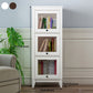 Manufactured Wood Standard Bookcase Vertical Bookcase with Glass Doors Clearhalo 'Bookcases' 'furn' 'furn_bookcases' 'Furniture' 'furniture_bookcases' 'kitchen' 'kitchen_bookcases' 'Living Room Furniture' 'Office Furniture' 1200x1200_09ec0409-7707-4184-a285-5ce56a61e61e