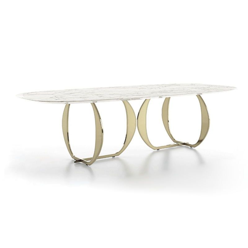 Nordic Glam Style Rectangle Sintered Stone Table Set 1/4/5/7 Pieces Dining Set Clearhalo 'Dining Room Sets' 'Dining Tables & Seating' 'dining_room_set' 'furn' 'furn_dining_room_set' 'Furniture' 'Kitchen & Dining Furniture' 1200x1200_09ee5a85-32c5-4d27-9da2-76b84c2d4f37