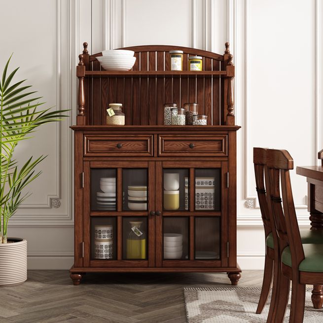 Contemporary Sideboard Cabinet Ash Sideboard with Doors for Kitchen Clearhalo 'buffet_sideboard' 'Buffets & Sideboards' 'furn' 'furn_buffet_sideboard' 'Furniture' 'Kitchen & Dining Furniture' 1200x1200_09eed145-ab77-46a5-acc3-7b834ba181a5