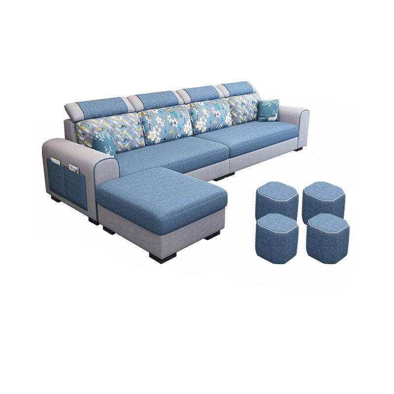 110.2"L √ó 66.93"D √ó 35.43"H Scandinavian High Back Sofa Removable Cushion Sectional Clearhalo 'furn' 'furn_sectionals' 'Furniture' 'furniture_sectionals' 'Living Room Furniture' 'Sectionals' 1200x1200_09ef313f-8135-4482-bcbb-7ca79b58ef96