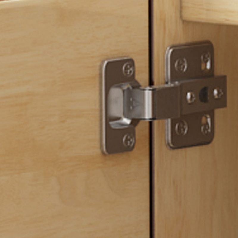 Buffet de estilo moderno Buffet de madera maciza de 39 pulgadas con gabinetes y cajones