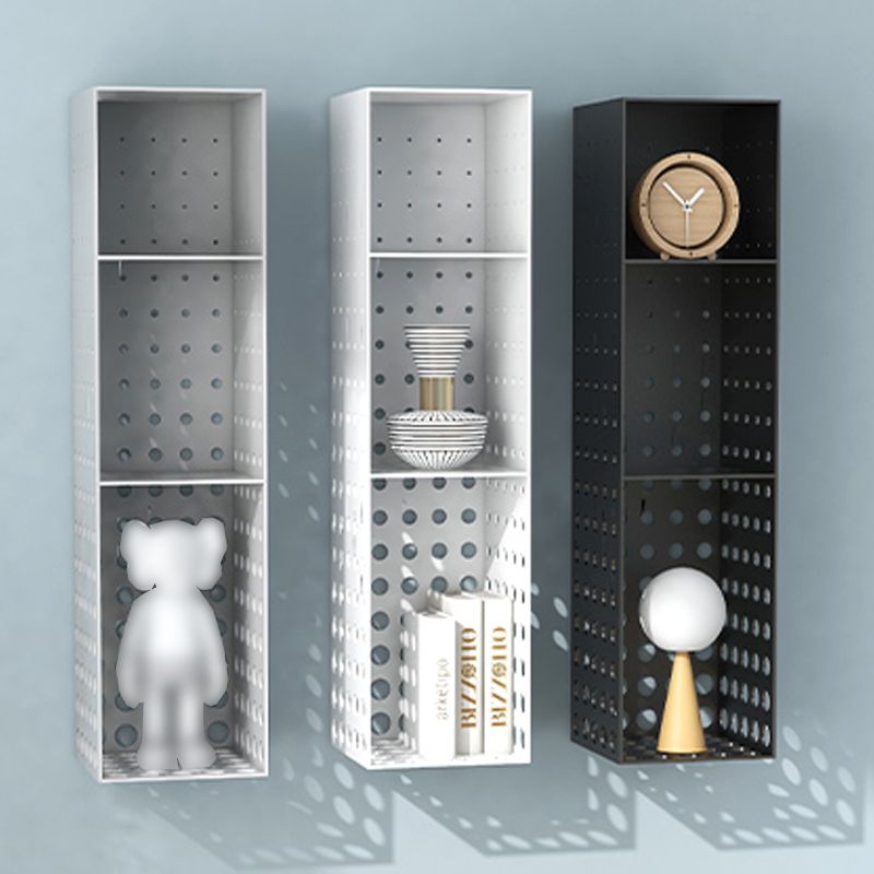 Contemporary Wall Unit Bookshelf Iron Horizontal Shelf,39.4"L x 9.8"W x 9.8"H Clearhalo 'Bookcases' 'furn' 'furn_bookcases' 'Furniture' 'furniture_bookcases' 'kitchen' 'kitchen_bookcases' 'Living Room Furniture' 'Office Furniture' 1200x1200_09ef638b-a8b4-4d20-8045-90f9c2bd195f