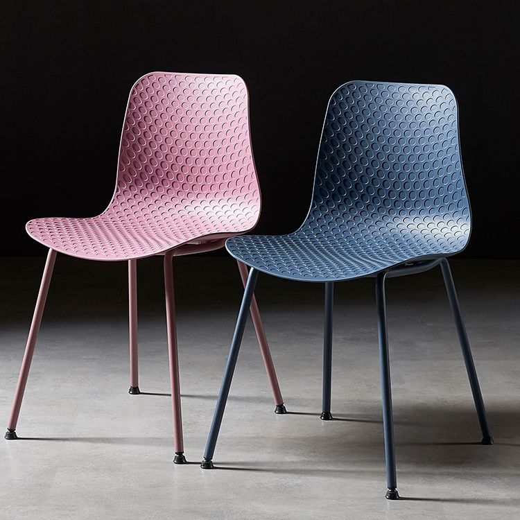 Contemporary Metal Dining Room Chairs Plastic Dining Armless Chair for Restaurant Use Clearhalo ' kitchen&dining_furn' 'Dining Chairs' 'Dining Tables & Seating' 'dining_chair' 'furn' 'furn_dining_chair' 'Furniture' 'furniture_dining_chair' 'Kitchen & Dining Furniture' 'kitchen' 1200x1200_09f03b58-ac84-42ae-b247-568cb5bc5c6e