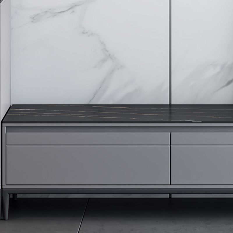 Black Slate TV Cabinet Modern Minimalist Home Closed TV Stand Console Clearhalo 'furn' 'furn_tv_stands_entertainment_centers' 'Furniture' 'Living Room Furniture' 'TV Stands & Entertainment Centers' 'TV Stands & Media Storage Furniture' 'tv_stands_entertainment_centers' 1200x1200_09f1d1e1-3b55-4bba-bfa5-f71e44e32649