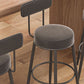 Modern Backrest Armless Counter Stool Iron Cafe Bar Stool with Cushion and Pedal Clearhalo 'Bar Furniture' 'Bar Stools' 'bar_stools' 'furn' 'furn_bar_stools' 'Furniture' 'furniture_bar_stools' 'Kitchen & Dining Furniture' 1200x1200_09f2f69a-608c-4668-94ca-ca2ea2471606