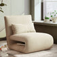 Chaise convertible en lin 25,6 "L x 25,6" W x 27,5 "H Chaise pour le salon
