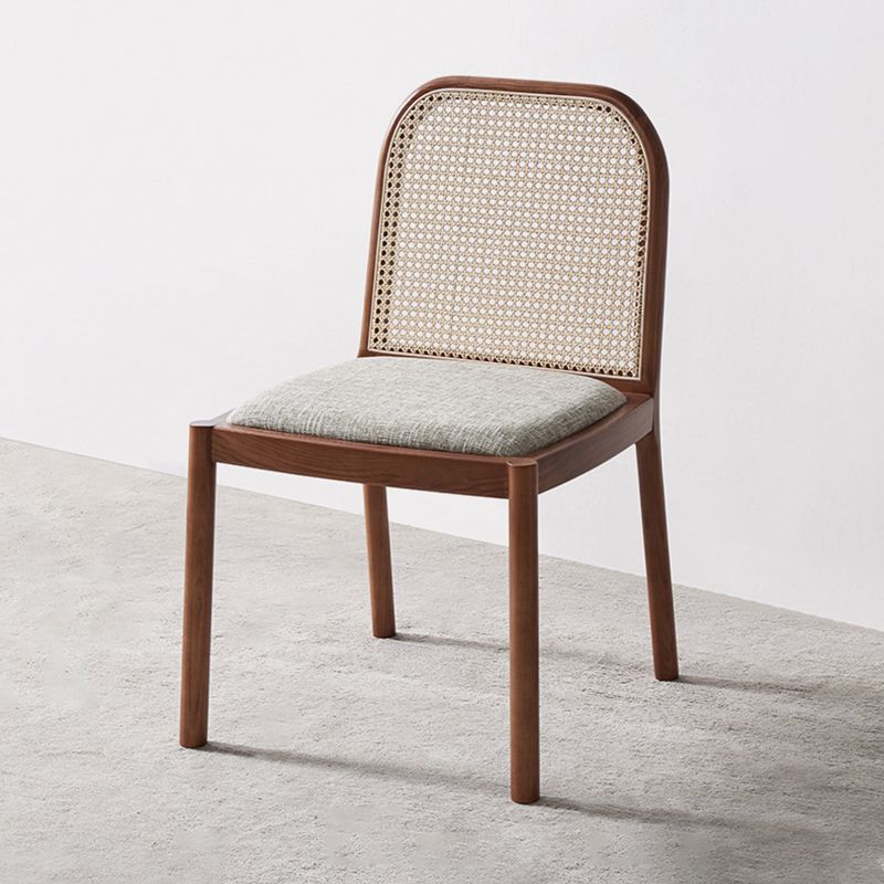 Sedie da pranzo tradizionali senza braccia sedia in legno massiccio set per la casa