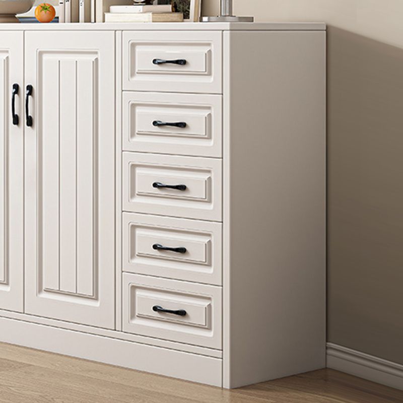 Modern White Rectangle Accent Cabinet Solid Wood Storage Cabinet Clearhalo 'Cabinets & Chests' 'cabinets_chests' 'furn' 'furn_cabinets_chests' 'Furniture' 'Living Room Furniture' 1200x1200_09f628f1-e7bf-400a-a9e7-6742350e90f8