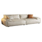 Contemporary Solid Color Pillow Top Arm Sofa For Living Room