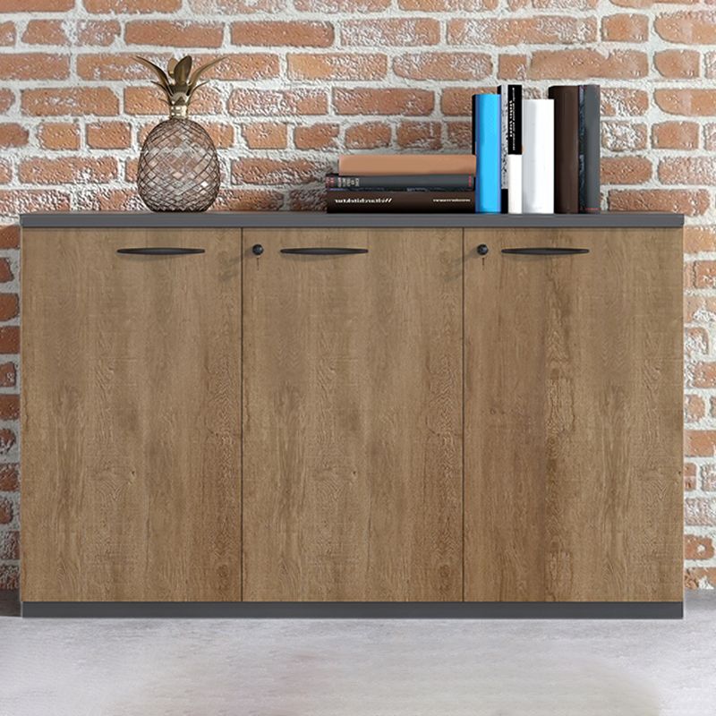 Mobile moderno medievale mobile in legno a chiave mobile di bloccaggio in marrone