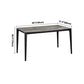 Rectangle 4 Legs Industrial Table Grey Tone Fixed Table of Sintered Stone Clearhalo ' dining_table' 'Dining Tables & Seating' 'Dining Tables' 'furn' 'furn_dining_table' 'Furniture' 'furniture_dining_table' 'Kitchen & Dining Furniture' 'kitchen&dining_furn' 'kitchen' 'kitchen_dining_table' 1200x1200_09fb47c2-10e1-41f2-b418-0002ddabc26c