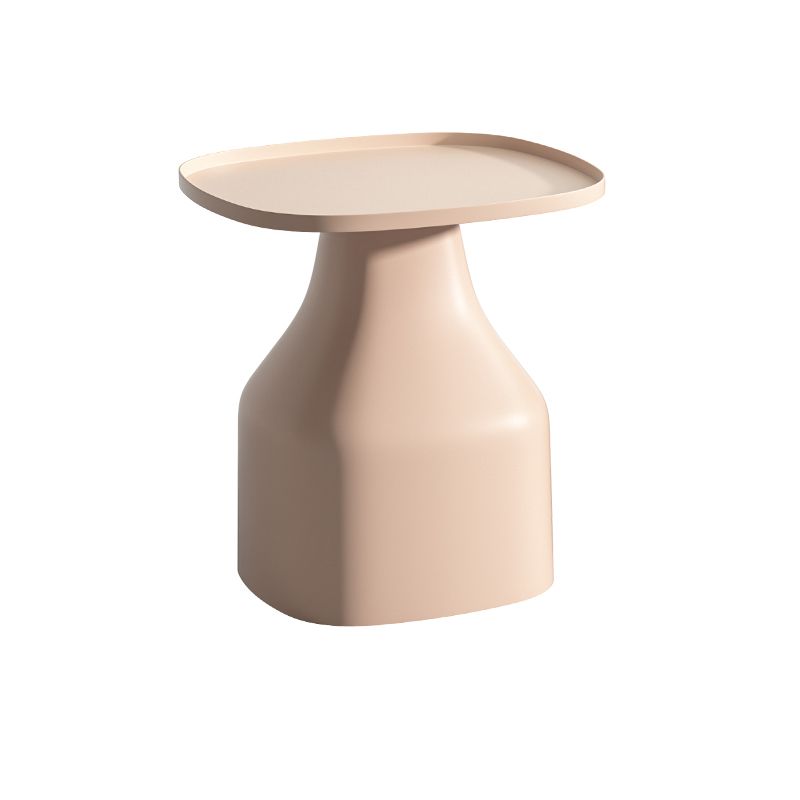 Moderne plastic nachttafel ronde niet-opslag 18 inch h bed nachtkastje