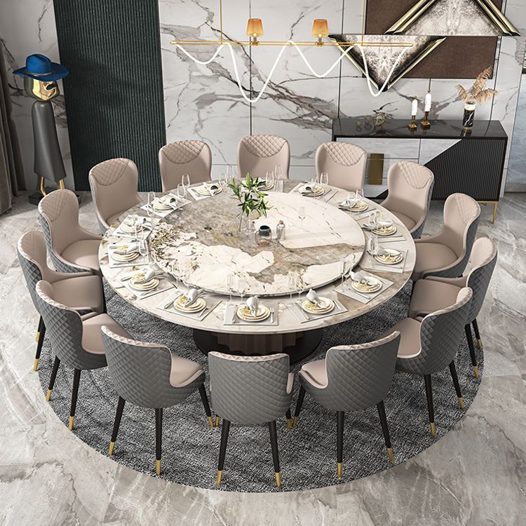 Round Pedestal Dinner Table Traditional Luxury Marble Dining Table for Indoor Clearhalo ' dining_table' 'Dining Tables & Seating' 'Dining Tables' 'furn' 'furn_dining_table' 'Furniture' 'furniture_dining_table' 'Kitchen & Dining Furniture' 'kitchen&dining_furn' 'kitchen' 'kitchen_dining_table' 1200x1200_09ffe144-12ef-4ab8-b585-2d66f59cab80