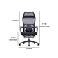 Contemporary Desk Chair Breathable AirGrid Mid-Back Office Chair Clearhalo 'furn' 'furn_office_chair' 'Furniture' 'Office Chairs' 'Office Furniture' 'office_chair' 1200x1200_0a05213b-4e6c-40b2-8387-ad365d85aa02