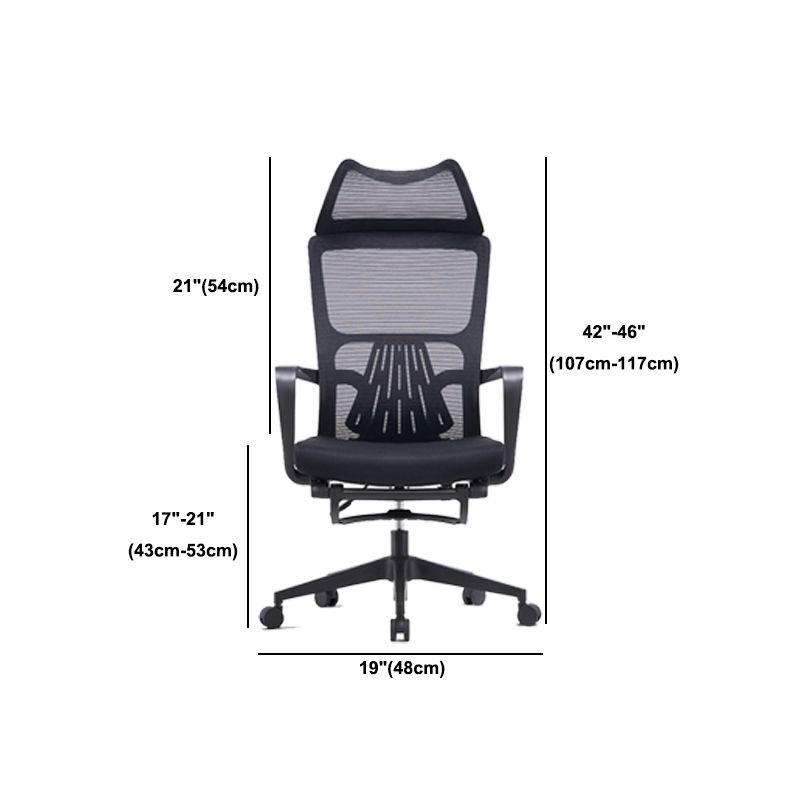Contemporary Desk Chair Breathable AirGrid Mid-Back Office Chair Clearhalo 'furn' 'furn_office_chair' 'Furniture' 'Office Chairs' 'Office Furniture' 'office_chair' 1200x1200_0a05213b-4e6c-40b2-8387-ad365d85aa02
